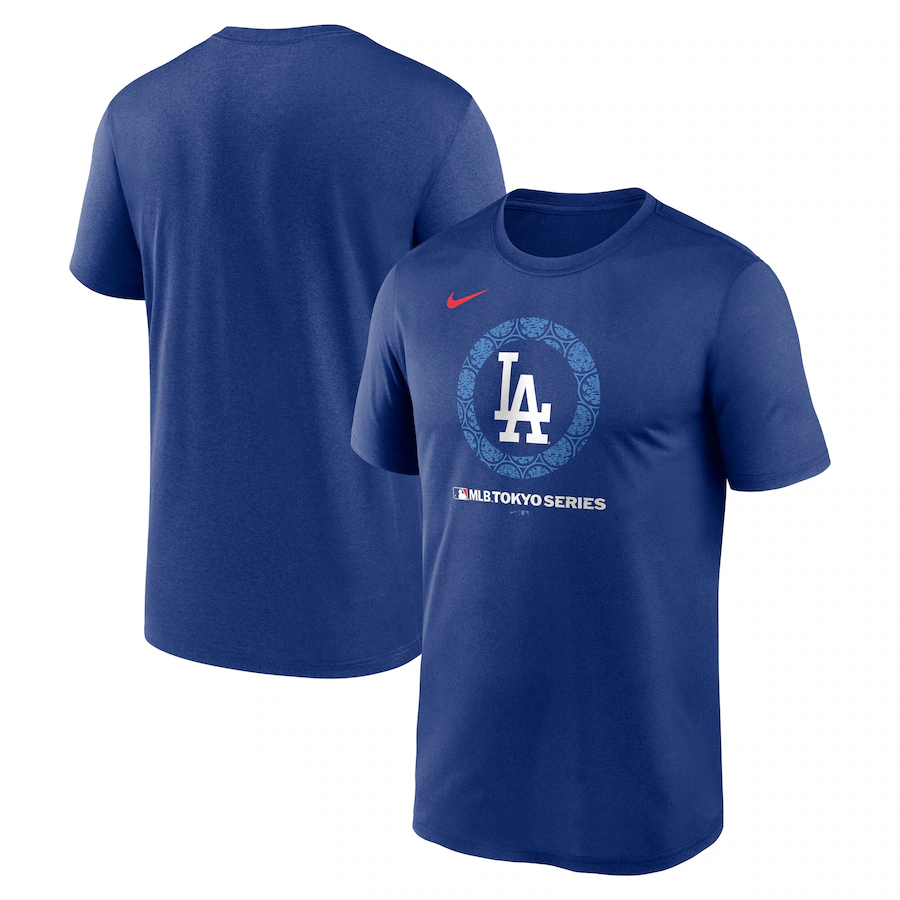 Men Los Angeles Dodgers blank blue MLB 2025 Tshirt style 14->mlb t-shirts->Sports Accessory